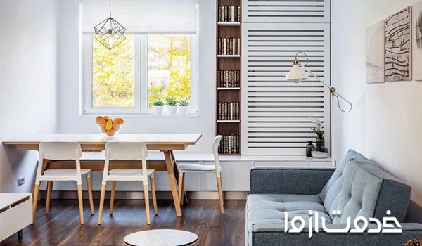 تعویض کف پوش های قدیمی در بازسازی خانه 80 متری